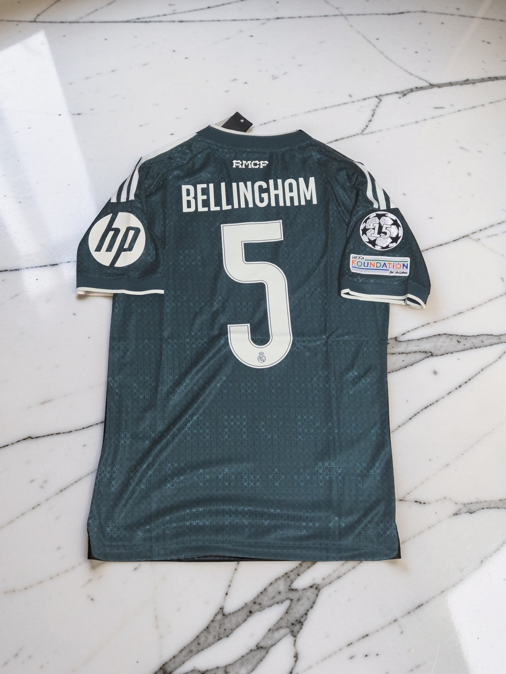 Jude Bellingham #5 Real Madrid Away Player Version Jersey Men S-2XL